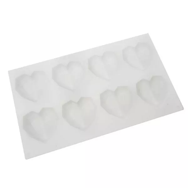 Geo Hearts Silicone Mould