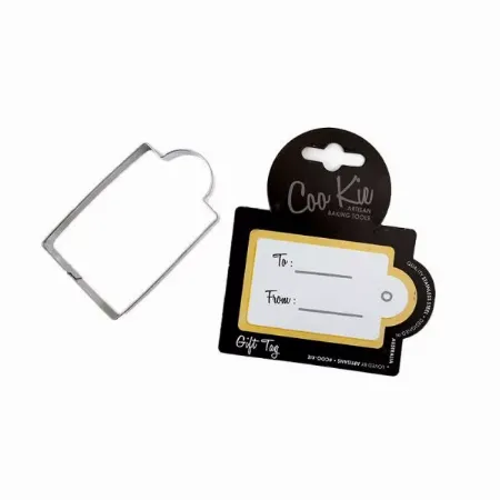 Coo Kie Gift Tag Cookie Cutter