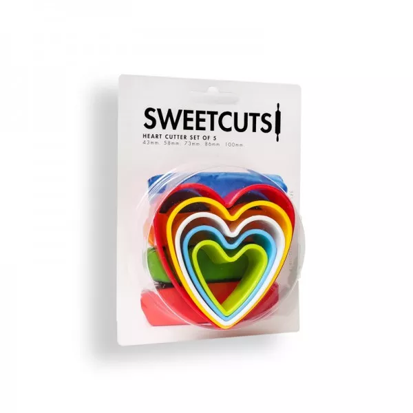 SweetCuts Heart Cutters (Set of 5)