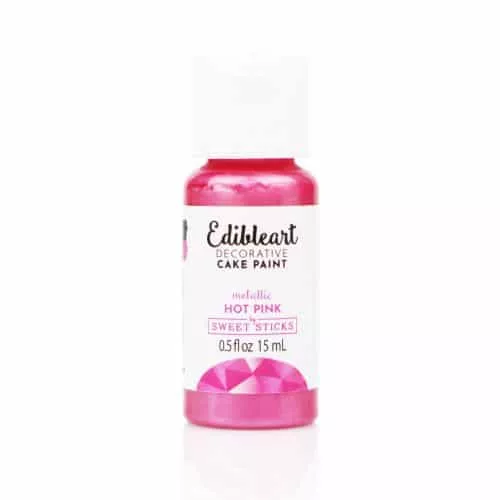 Sweet Sticks Edible Art Paint -Metallic Hot Pink