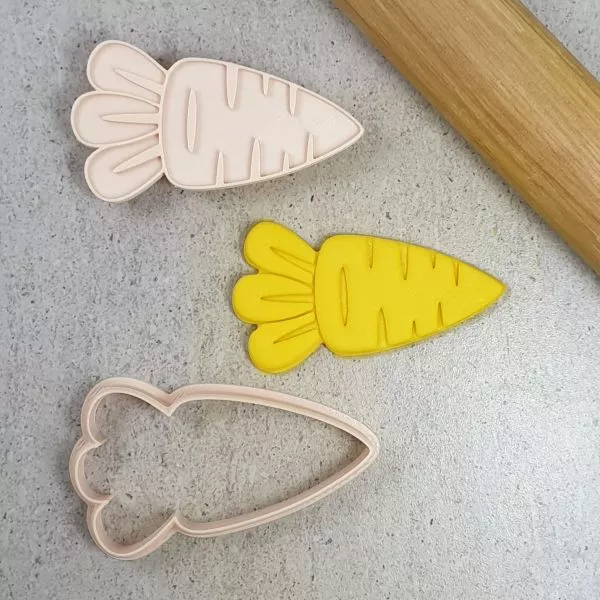 Little Biskut Carrot Cutter and Embosser Set