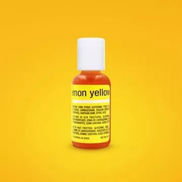 Chefmaster Lemon Yellow Liqua-Gel Food Coloring 20ml