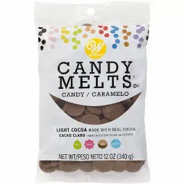 Wilton Light Cocoa Candy Melts-CLEAR