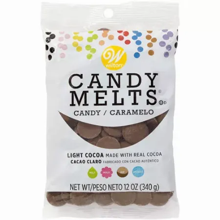 Wilton Light Cocoa Candy Melts-CLEAR