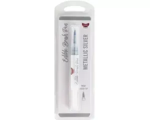 GoBake Metallic Silver Edible Brush Pen
