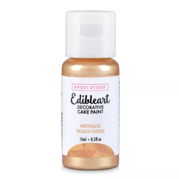 Sweet Sticks Metallic Peach Gold Edible Paint