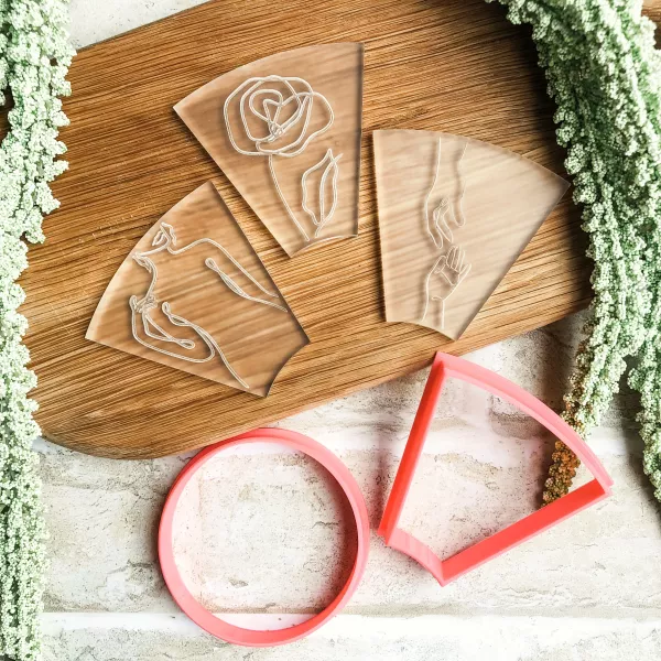 Custom Cookie Cutters Mothers Day Platter Set