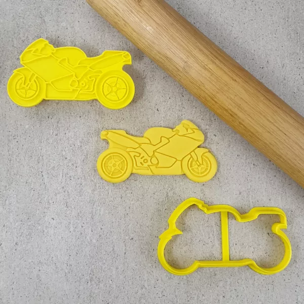 Custom Cookie Cutters Motorbike Cutter & Embosser
