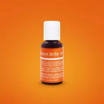 Neon Brite Orange Liqua-Gel Food Coloring 20ml