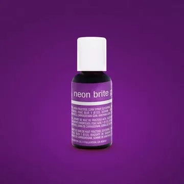 Chefmaster Neon Brite Purple Liqua-Gel Food Coloring 20ml