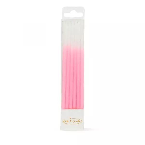 Ombre Pink Candles