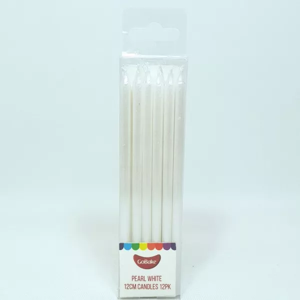Pearl White Tall Candles