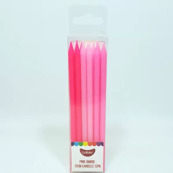 Pink ombre Tall Candles