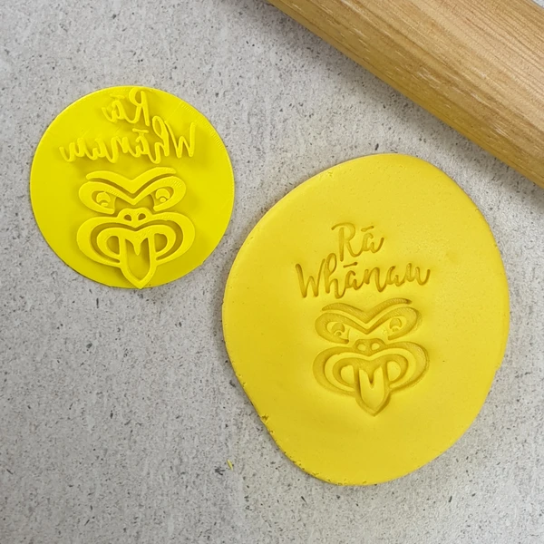 Custom Cookie Cutters RÃ„Â WhÃ„Ânau Happy Birthday Embosser