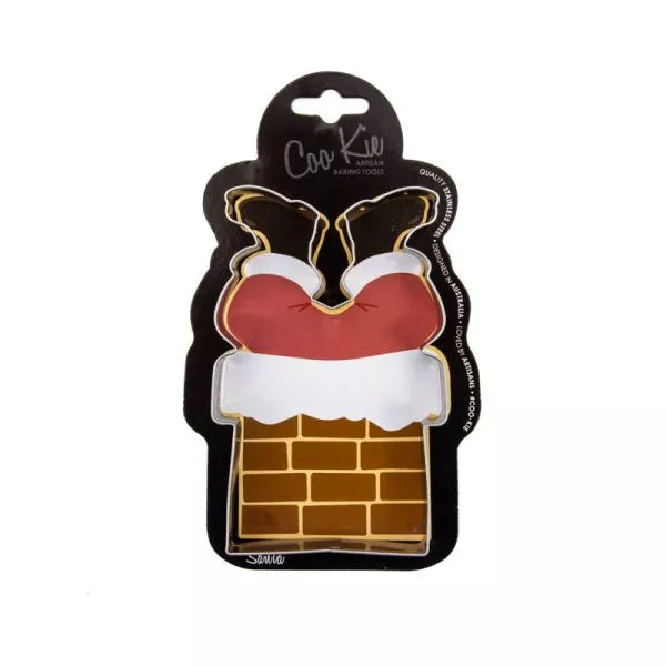 Coo Kie Santa in the Chimney Cookie Cutter