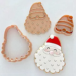 Little Biskut Santa Stamp and Cutter Set