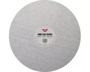 GoBake 12 Inch Silver Glitter Board