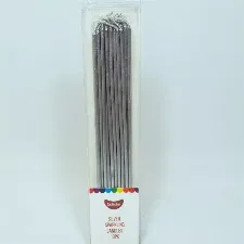 GoBake Silver Sparkling Candles