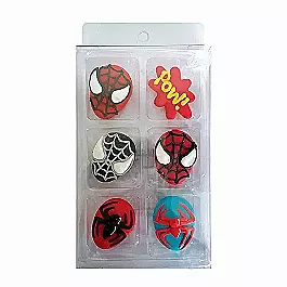 Spiderman Sugar Decorations
