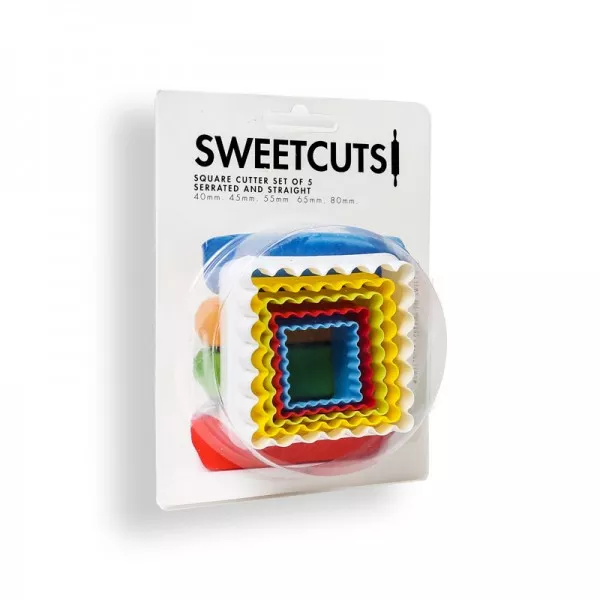 SweetCuts Square Cutters (Set of 5)