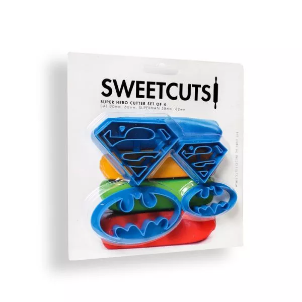 SweetCuts Superhero Cutter set of 4