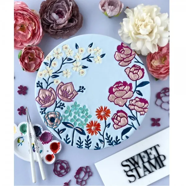 Sweet Stamp Botanical set by the Caketress