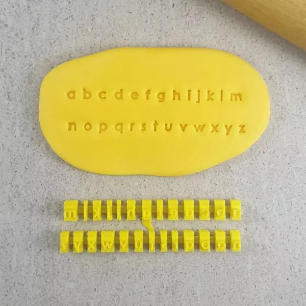 Custom Cookie Cutters Tiny - lowercase