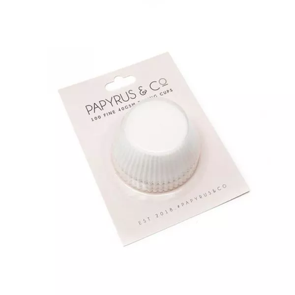 White Greaseproof Baking Cups 100 pack