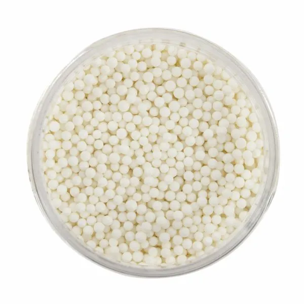 Sprinks 2mm Matte White Cachous
