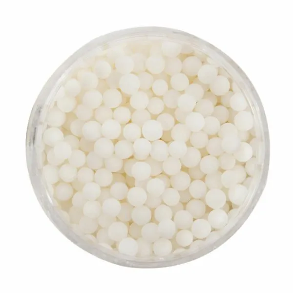 Sprinks 4mm Matte White Cachous