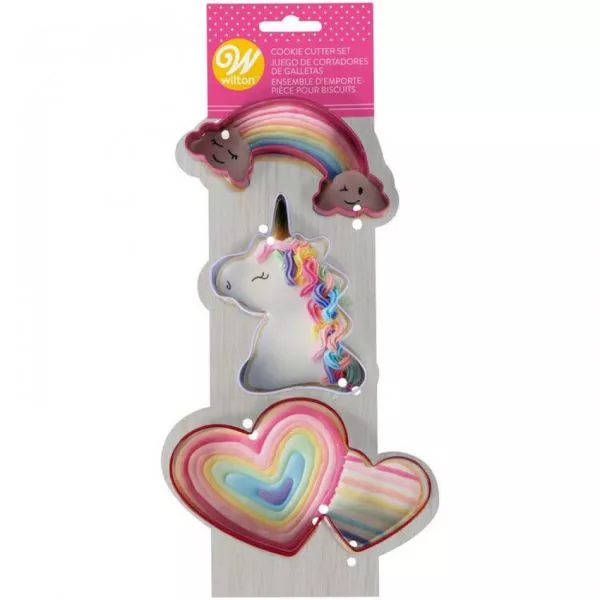 Wilton Magical Unicorn Cookie Cutter Set
