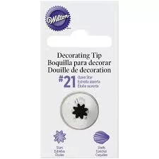 Wilton 21 open star tip