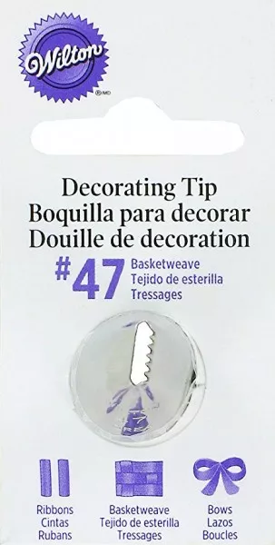 Wilton 47 basketweave tip