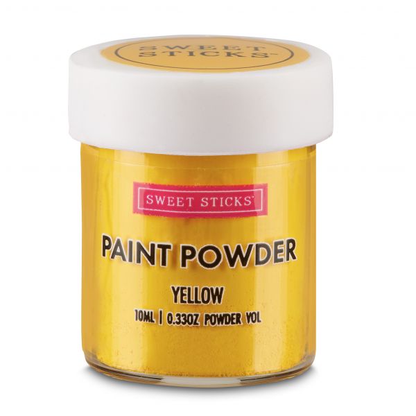 Shop Yellow Paint Powder Sweet Sticks Coast Cakes