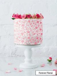 Forever Floral Cake Stencil