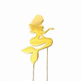 Gold Plated Mermaid Topper