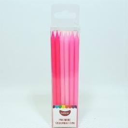 Pink ombre Tall Candles