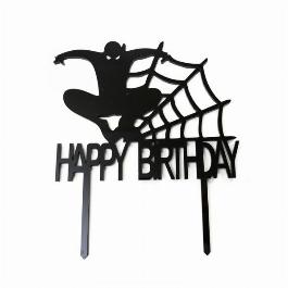 Spiderman Happy Birthday Topper