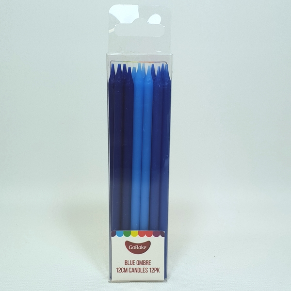 Blue Ombre Tall Candles
