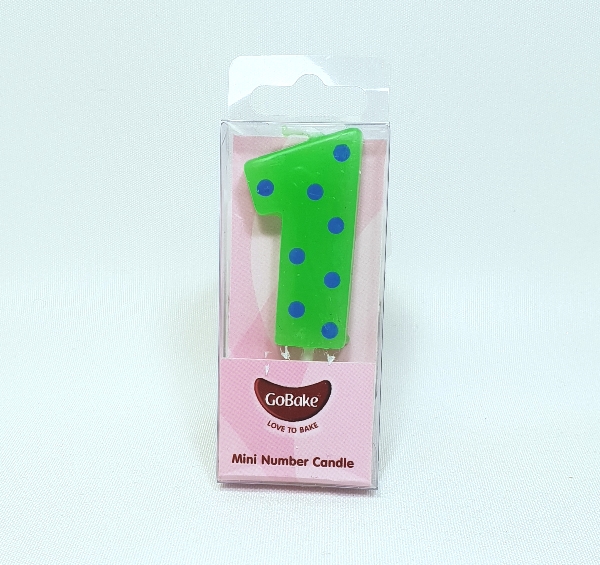 Funky Mini Number 1 Candle