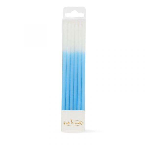 Ombre Blue Candles