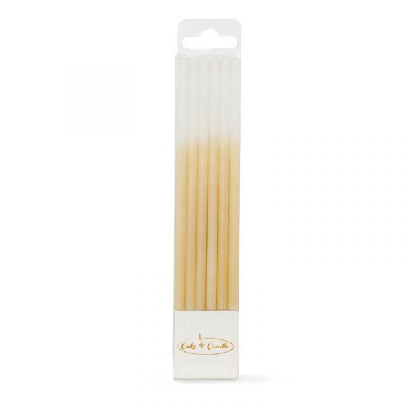 Ombre Gold Candles