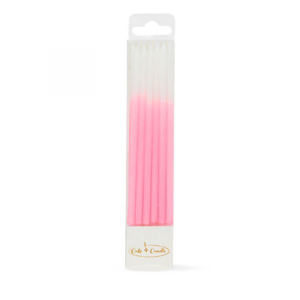 Ombre Pink Candles