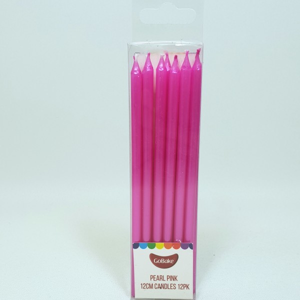 Pearl Pink Tall Candles