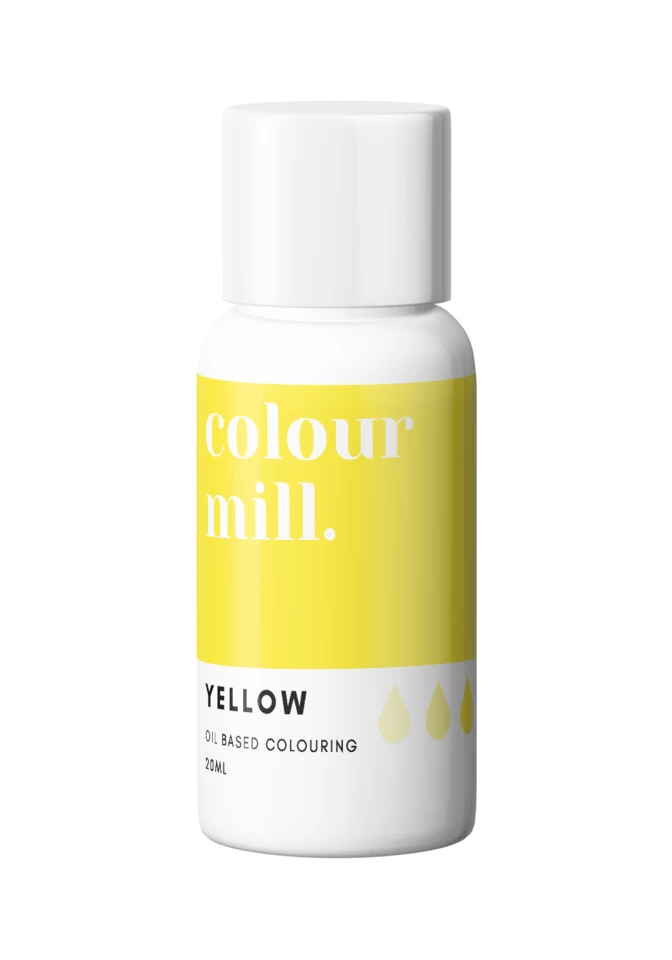 Oil Based Colouring 20ml Yellow