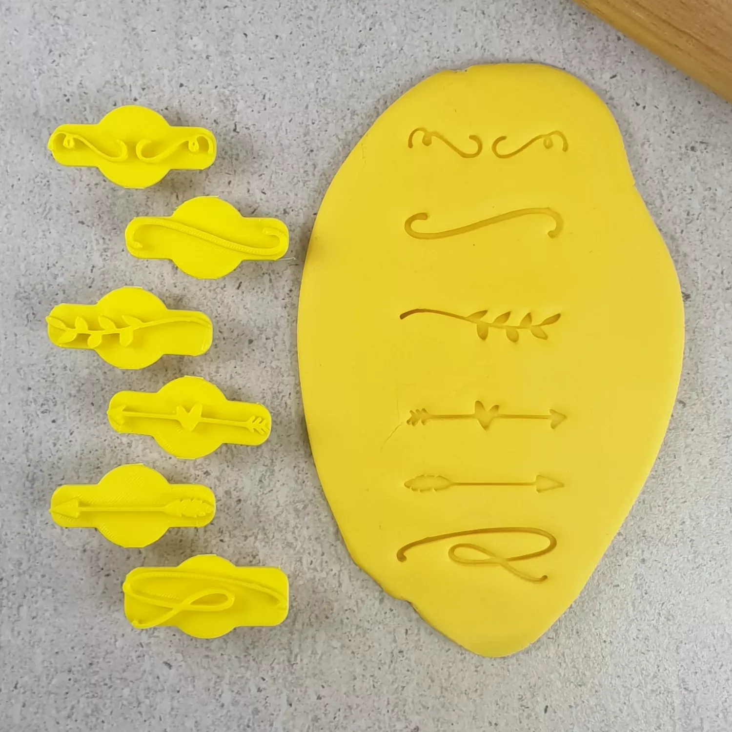 Shop Underline Embosser Set Custom Cookie Cutters Coast Cakes