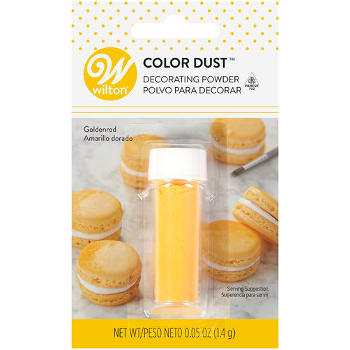 Goldenrod color dust