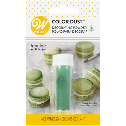 Spruce green color dust