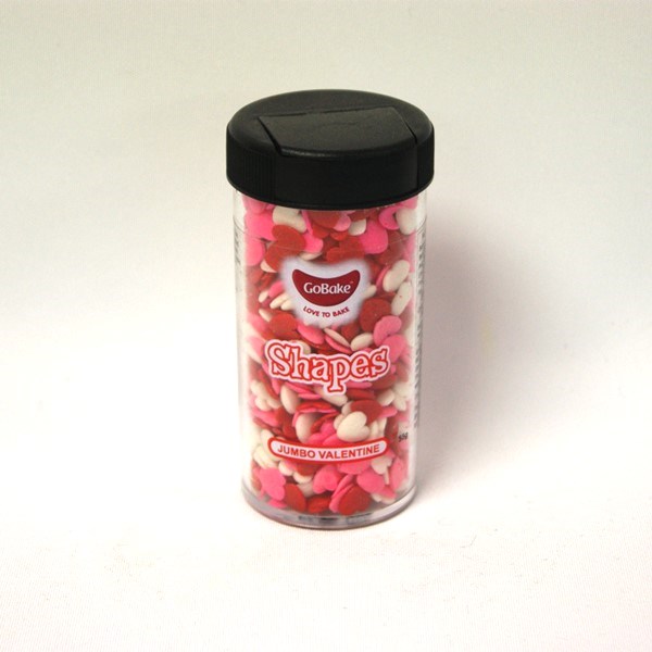 Jumbo Valentine Heart Sprinkle Shapes