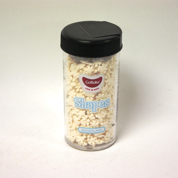 Snowflake Sprinkle Shapes Shapes Sprinkles And Decorations